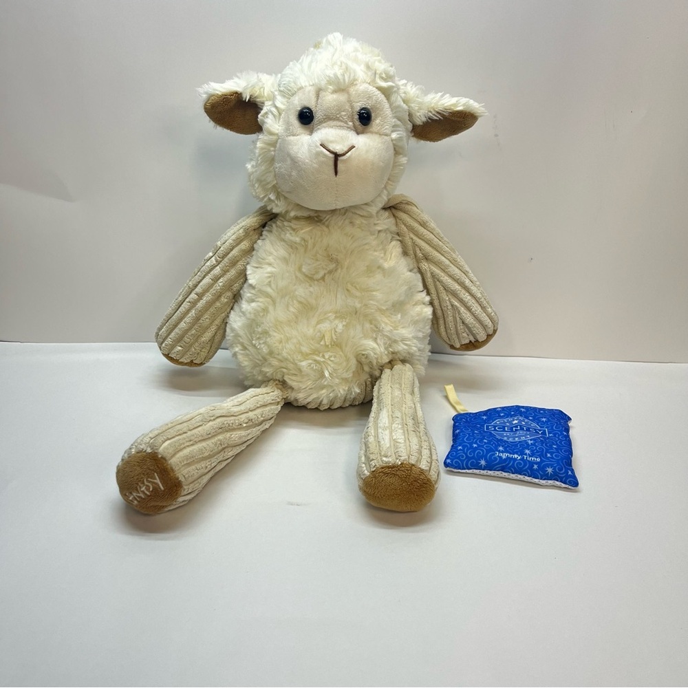 scentsy buddy‎ plush toy lenny the lamb retired scent pal jammy time